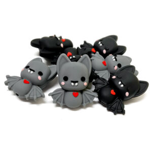 Wholesale 10pcs 3D Bat Cartoon Beads Loose Focal Beads