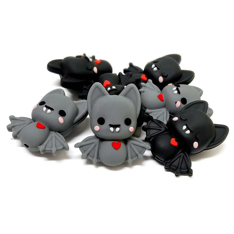 Wholesale 3D Bat Cartoon Beads Loose Focal Beads