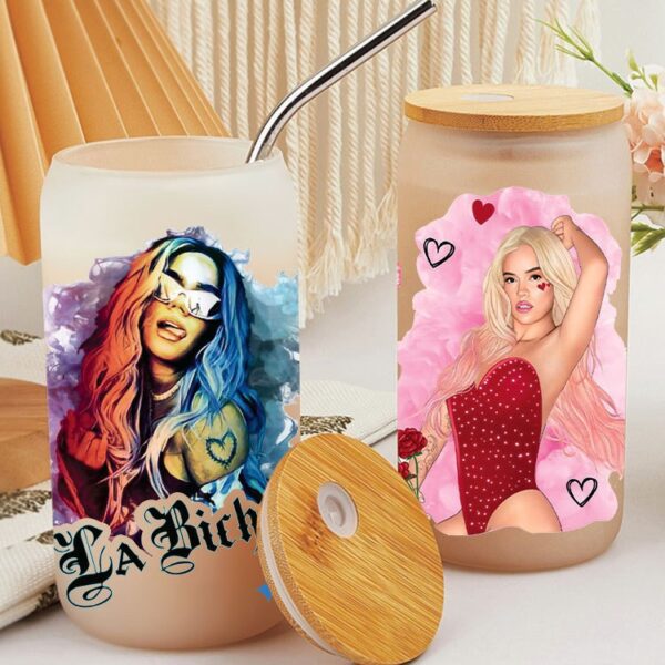 Wholesale Cartoon Cute Trendy Character Theme 16oz Cup UV DTF Wraps