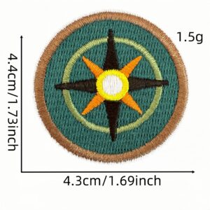 Cartoon round cloth stickers 20 #