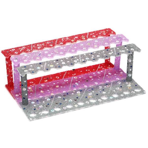 Wholesale Colorful acrylic plastic bead pen display pen holder
