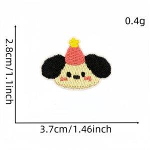 Cartoon animal cloth stickers 14#