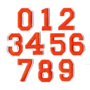 Orange numbers set of 10