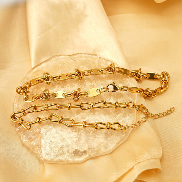 Wholesale Titanium Steel Electroplated Color-Preserving Bracelet