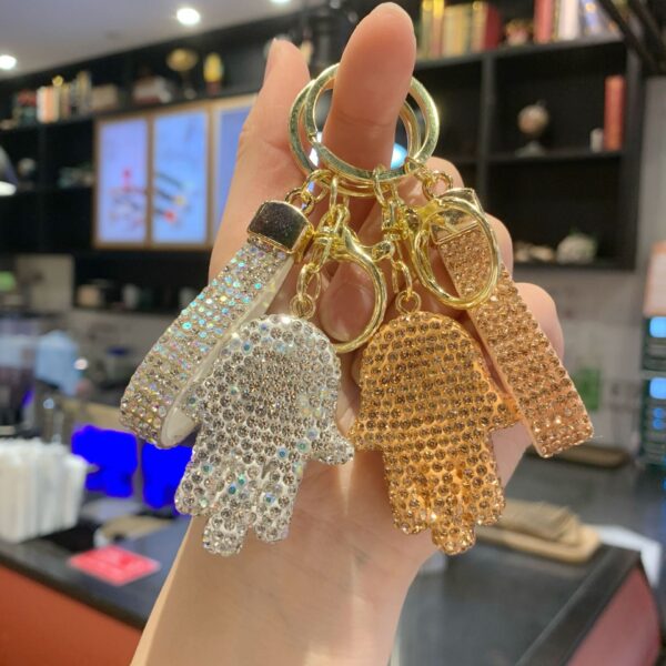 Wholesale Clay Full Drill Demon Eye Keychain