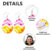Wholesale Easter Bunny Egg Mushroom Double-sided Acrylic Earrings