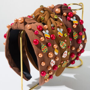 Wholesale Easter Cute Rabbit Easter Egg Hair Hoop