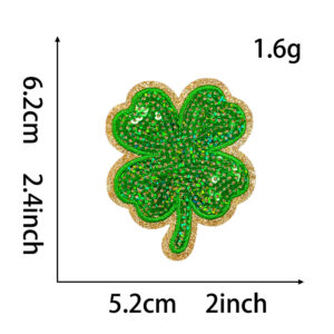 Hot melt glue*green*four-leaf clover