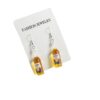 Wholesale Various colored wine bottle earrings