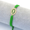Wholesale Religion Diamond-encrusted Religious Our Lady Woven Bracelet