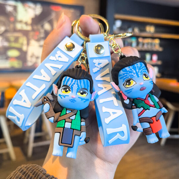 Wholesale Cartoon Blue Doll Keychain