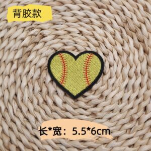 Yellow heart ------- Adhesive style