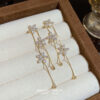 Wholesale Flower Earrings Luxury Earrings long fair earrings