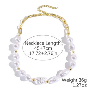 N2511-5 Patchwork Irregular Pearl