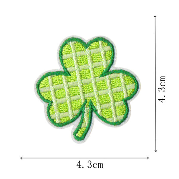 O1CN016dsKUo1C3UxfGmjDw_2893910025-0-cib Wholesale St. Patrick's Day Clover Green Leaves DIY Patches