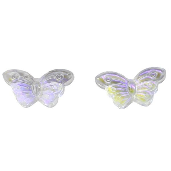 Wholesale Fairy beauty retro butterfly magic color glazed beads beaded material diy handmade jewelry bracelet necklace hairpin accessories