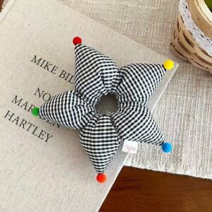 Black grid five-pointed star