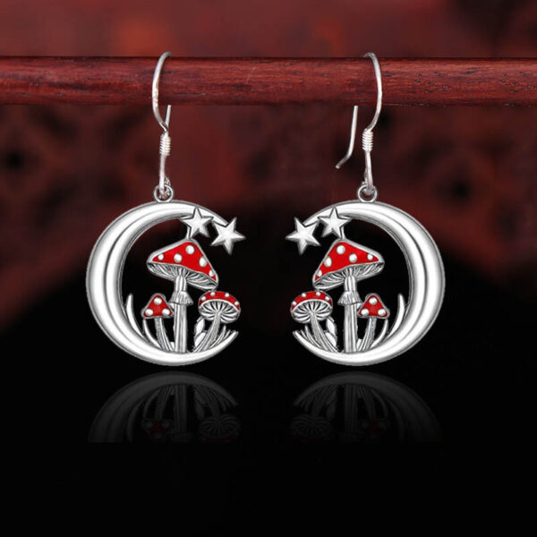 Wholesale Star Moon Mushroom Easter Earrings