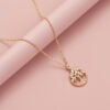 Wholesale Tree of Life Necklace Exquisite Pendant Necklace Shiny Memorial Birthday Gift
