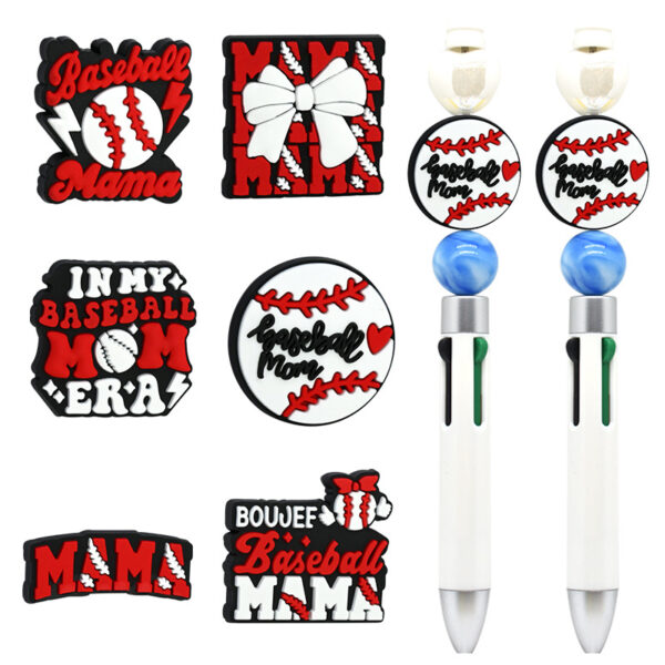 O1CN016glvyQ1t0m75fzXMN_2207248195840-0-cib Wholesale Random 100pcsCartoon Baseball Sports Beads Focus Beads