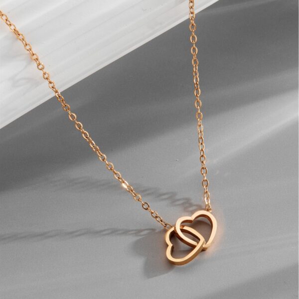 Wholesale Heart-shaped Necklace Titanium Steel