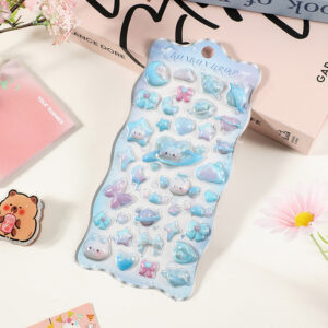 3D Embossed Sticker [Dream Planet] / Pack