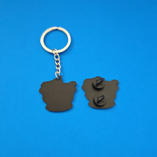 Wholesale Cute Creative Hot Pot Cartoon Brooch Keychain OLY Exclusive