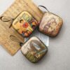 O1CN016k46jN1pqIDNSQiJw_2216317515411-0-cib Wholesale Square hand drawn cartoon pattern portable coin purse