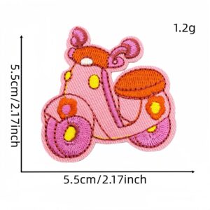 Cartoon car fabric patch #7