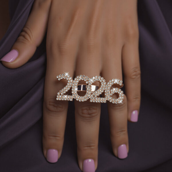 Wholesale Geometric Number Adjustable Ring