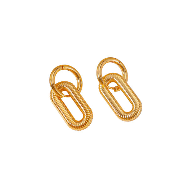O1CN016qvcnt21r0EOBwZnJ_2217679087037-0-cib Wholesale fashionable versatile stainless steel hoop earrings