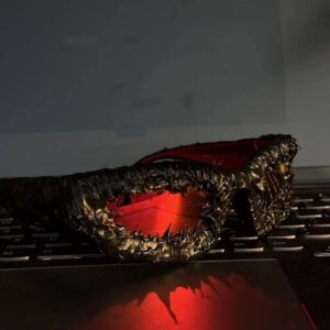 Red frame with red film (vinyl)