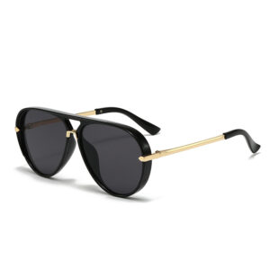 Black frame, black and gray sheet