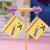 Wholesale Teacher's Day Pencil Printed Letter Love Acrylic Earrings