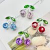 O1CN016uNLtL1QqPvLTMFQr_2215566152027-0-cib Wholesale Double-sided three-dimensional alloy cherry-shaped rhinestone 3D Crystal Beads