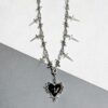 Wholesale Girl Wind Love Sword Thorn Necklace
