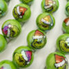 O1CN016xlmX11HgUmtSl6xH_2216860830787-0-cib Wholesale Acrylic Printed Cartoon Round Beads Beaded Aessories Mobile Phone Key Chain Handmade DIY Loose Beads