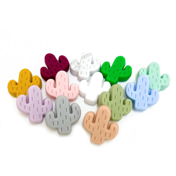 O1CN016ya1BG1ejSK0fQJfZ_2219683907-0-cib Wholesale of 10PCS Mini Cactus Silicone Beads
