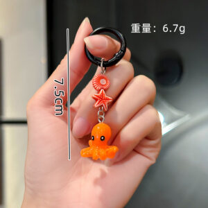 Marine animal pendant-long-legged octopus