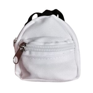 White 8x7cm small school bag
