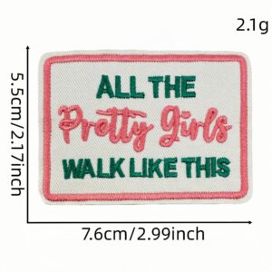 Cartoon english cloth sticker 1 #