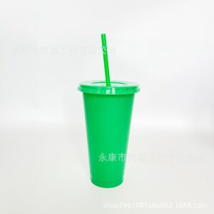 710ml straw cup#10 green / 24OZ/710ML