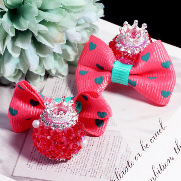 Wholesale Bow Beads With Straight Holes Crystal Beads