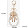 O1CN0175ig0y1PCHcDUbcZI_2218535611804-0-cib Wholesale Diamond studded bow chain pearl bead keychain