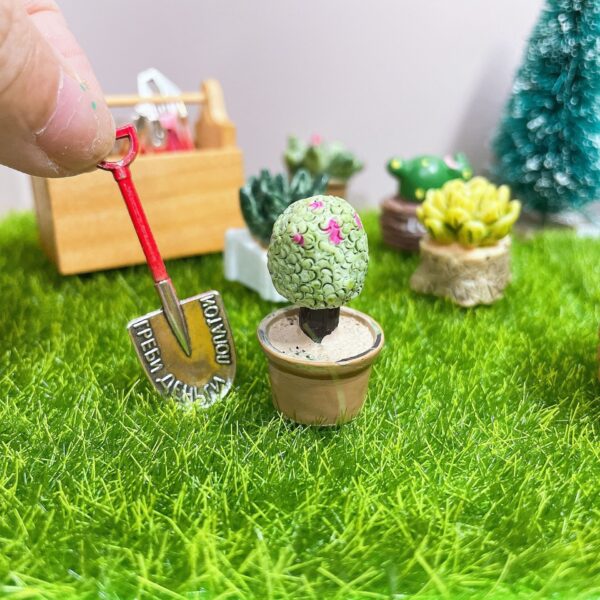 Wholesale Miniature Shovel Mini Gardening Tool Dollhouse Doll Accessories