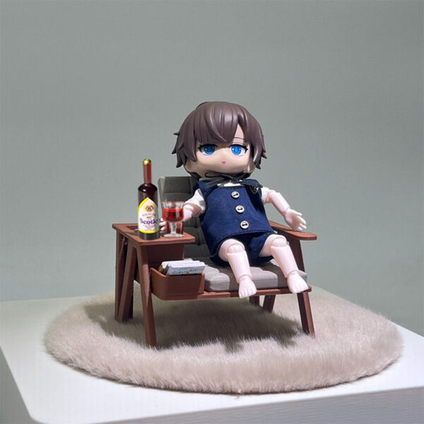 Wholesale Model Chair Wine Bottle Red Wine Doll Accessories