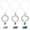 Wholesale Geometric Acrylic Gemstone Pendant Necklace