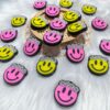 O1CN01788cF62FO3kx24TwR_2216349148869-0-cib Wholesale 2D smiley face flower silicone cartoon beads 10pcs/pack