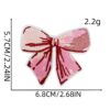 Wholesale Cartoon Pink Heart Cloth Patch Red Lip DIY Patches