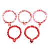 Wholesale Valentine's Day Red Love Soft Ceramic Bracelet